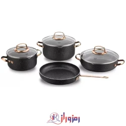 سرویس قابلمه هفت پارچه کرکماز A1372 (اصلی) مدل گرانیتا